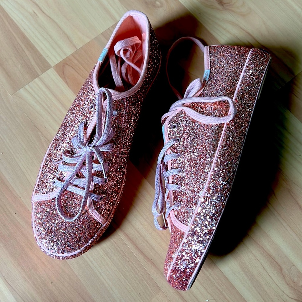 Keds for Kate Spade Kickstart Glitter Rose